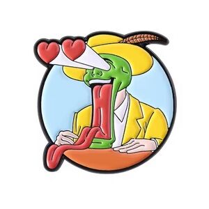 The Mask 1994 Comedy/Action, Jim Carey Enamel Metal Pin